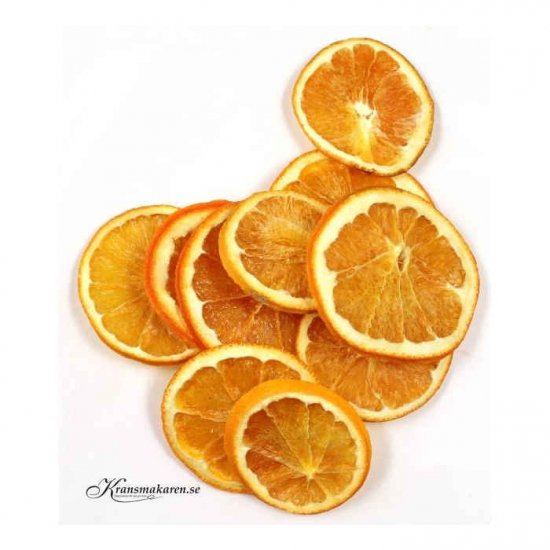 Apelsinskivor, 10 st i gruppen Pynt & dekorationer / Naturprodukter / Torkade frukter hos Kransmakaren.se (490000-10)