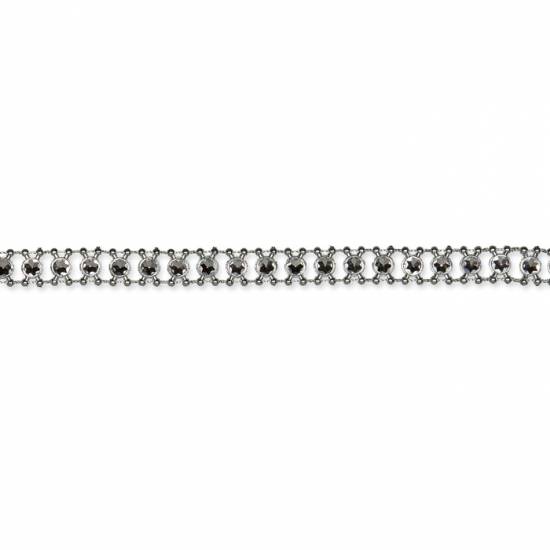 Strassband, 8 mm bred. ca 2 meter i gruppen Pynt & dekorationer / Pärlor / Pärlor på tråd hos Kransmakaren.se (83212-008-211)