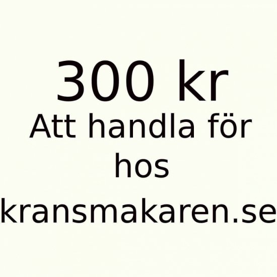 Tillgodohavande 300 kr i gruppen  hos Kransmakaren.se (0000123)