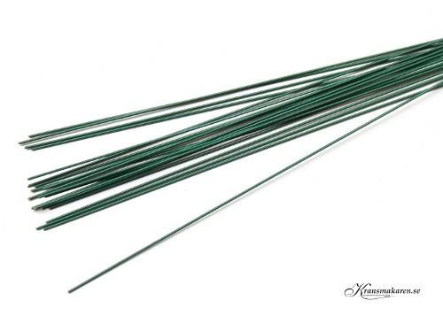 Blomtråd / skafttråd Grön. 0,8 mm. 30 cm ( ca 40 st ) i gruppen Krans & Floristtillbehör / Tråd / Spoltråd / skafttråd hos Kransmakaren.se (0506)