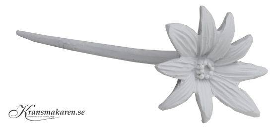 vit blomma för dekoration 12 cm