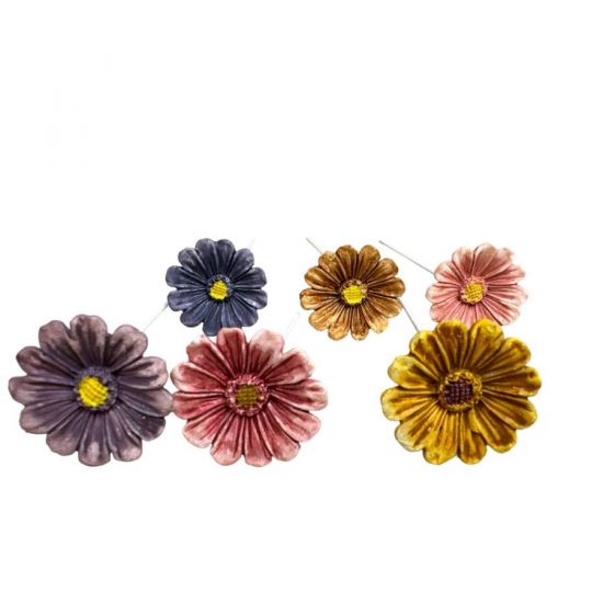 Blommor, 6 st i gruppen Gravdekorationer / Övrigt / Tillbehör hos Kransmakaren.se (101167)
