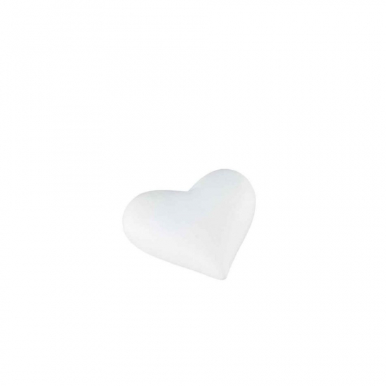 Hjärta, vit, att texta på. 8 x 7 cm i gruppen Pynt & dekorationer / Småpynt / Hjärtan hos Kransmakaren.se (101490)