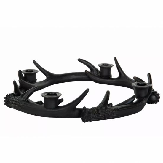 Ljusstake Renhorn Krans (35cm) i gruppen Pynt & dekorationer / Ljushållare hos Kransmakaren.se (101901)