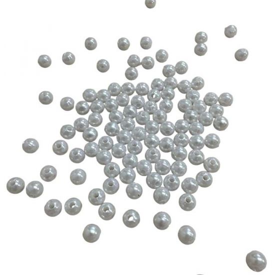 Pärlor vita 8 mm