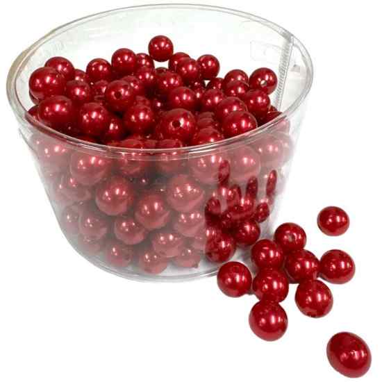Pärlor röda 14 mm