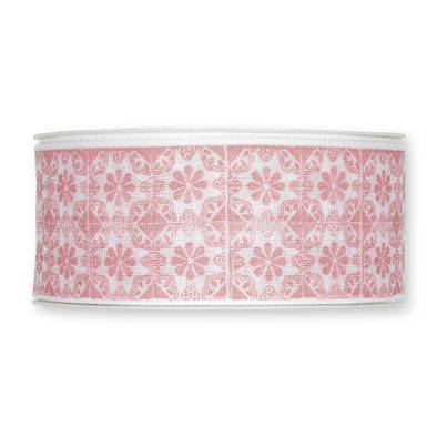 Dekorband / textilband, rosa. 40 mm ( pris per meter ) i gruppen Krans & Floristtillbehör / Textilband & Snören / Dekorband / Rosa band hos Kransmakaren.se (227-040-510-18)