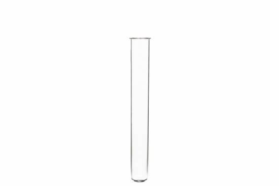 Provrör / Glasrör med kant ca 20 cm i gruppen Inredning / Glasvaser / Provrör hos Kransmakaren.se (29309)