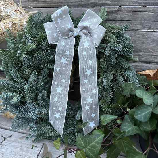Julkrans, White Star ca 35 cm i gruppen Kransar / Dörrkransar / Julkransar hos Kransmakaren.se (300-191)