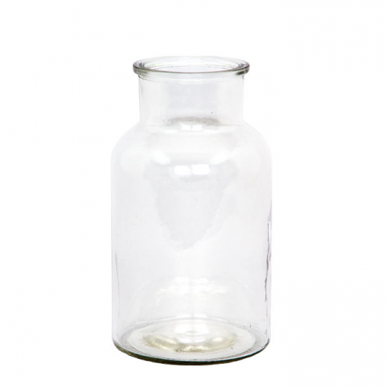Glasvas ca 26 cm i gruppen Inredning / Glasvaser / Små glasvaser hos Kransmakaren.se (31462)