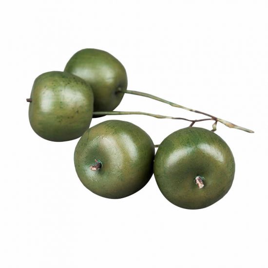 Äpplen gröna, 3,5 cm. 5 st i gruppen Högtider / Jul / Julpynt / Jul / Julpynt / Dekorationsartiklar hos Kransmakaren.se (320508)