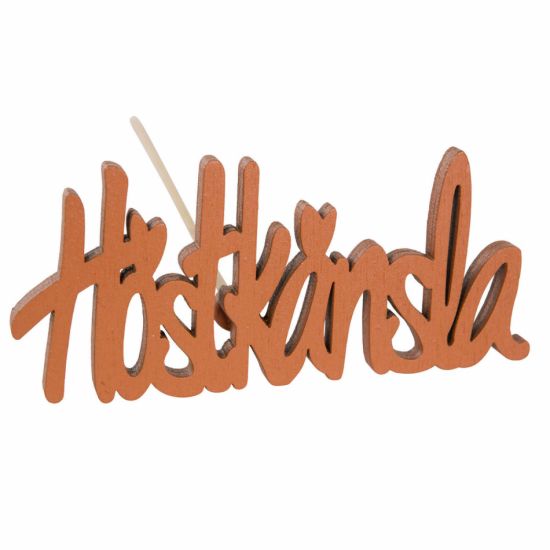 Höstkänsla Orange 9 cm i gruppen Pynt & dekorationer / Skyltar med text / Övriga hos Kransmakaren.se (43171)
