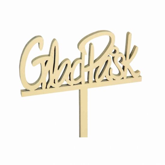 Glad påsk skylt