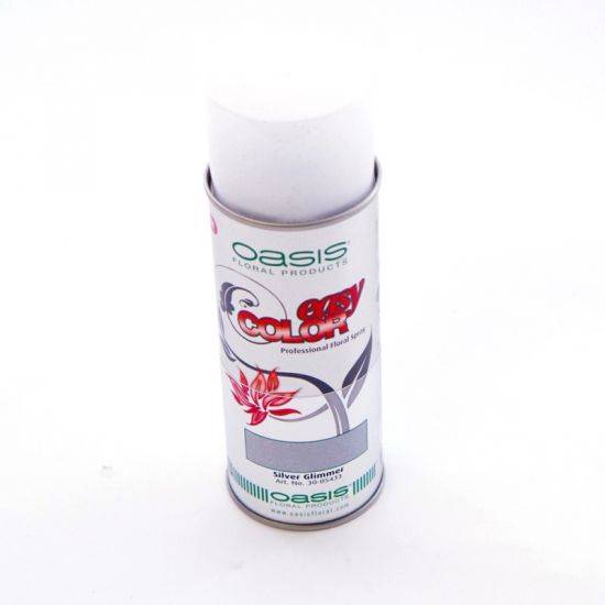 Glitterspray. 400 ml. Silver i gruppen Bröllopstillbehör / Dekorera borden hos Kransmakaren.se (54336)