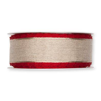 textilband av linne 35 mm