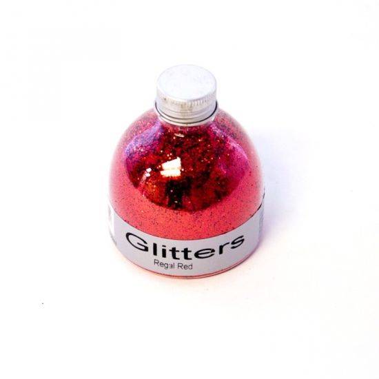 Rött skimrande glitter 150 ml