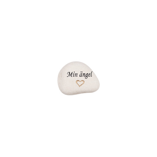 Sten med text – Min ängel i gruppen Gravdekorationer / Gravsmyckning / Stenar med text hos Kransmakaren.se (7614-6)