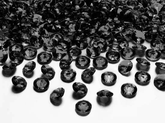 100 st svarta diamanter