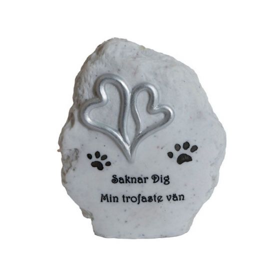 Gravdekoration Saknar dig min trofaste vän (kattass) i gruppen Gravdekorationer / Gravsmyckning / Blommor / pynt hos Kransmakaren.se (P-5742-katt)