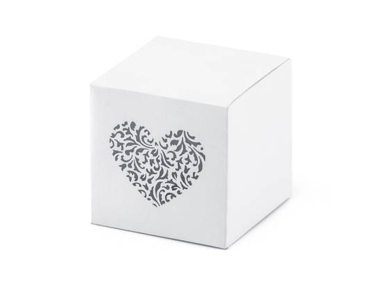 Presentask vit 5cm 10st i gruppen Högtider / Dop / Namngivning hos Kransmakaren.se (PUDP12)