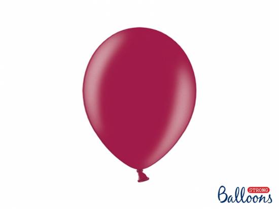 rödbruna ballonger med metalliceffekt, ca 27 cm