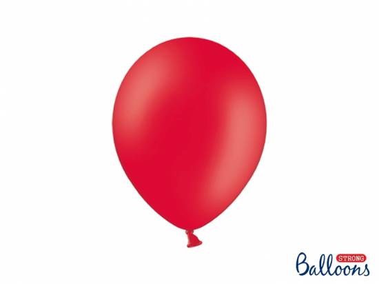 vallmoröda ballonger, 10-pack, ca 27 cm