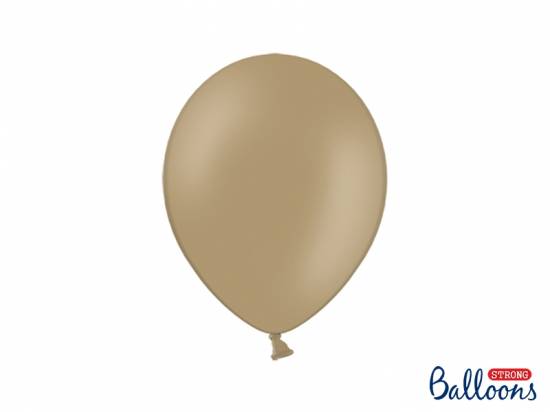 10-pack ballonger, ca 27 cm, cappuccino