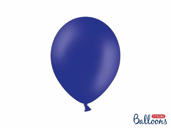 10 st hållbara ballonger i kungsblå pastell, ca 27 cm