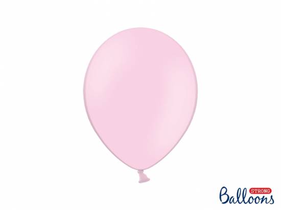 Babyrosa ballonger, 10-pack, ca 27 cm