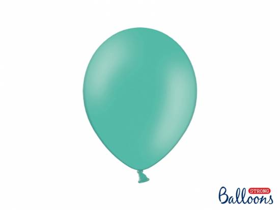 10 st hållbara ballonger i aquamarin pastell, ca 27 cm