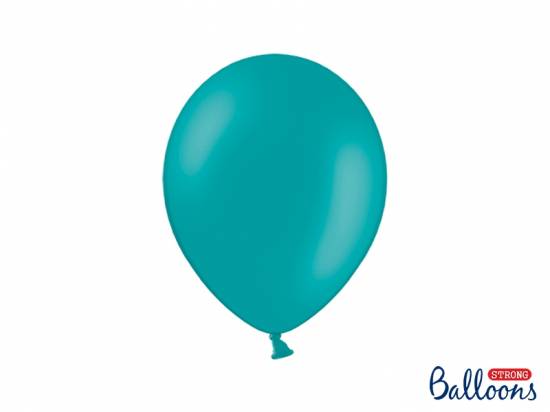lagunblå ballonger, 10-pack, ca 27 cm
