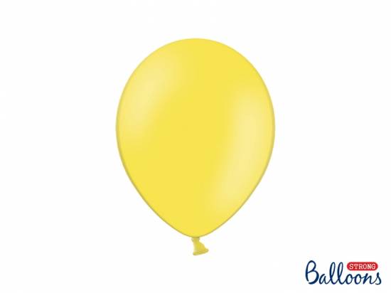 citrongula ballonger, 10-pack, ca 27 cm