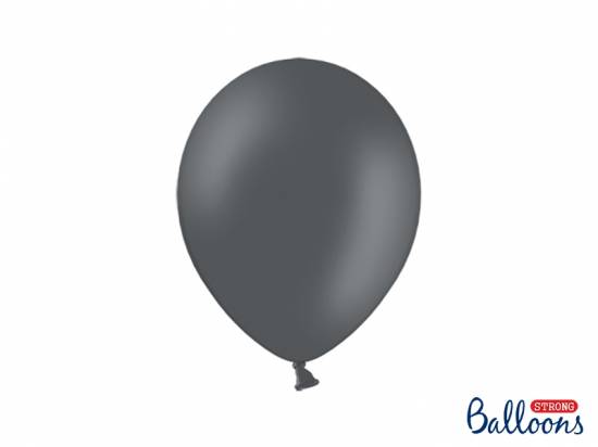 10 st latexballonger, grå pastell, ca 27 cm