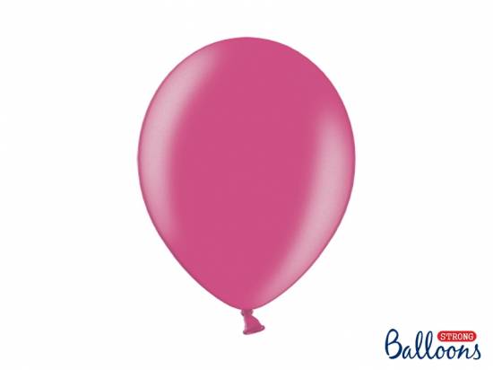 10-pack cerise metallic ballonger, ca 30 cm