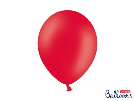 10 st vallmoröda hållbara ballonger ca 30 cm