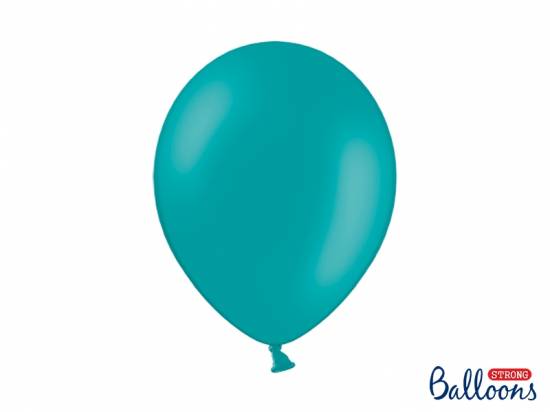 Lagunblå ballonger, ca 30 cm, 10 st