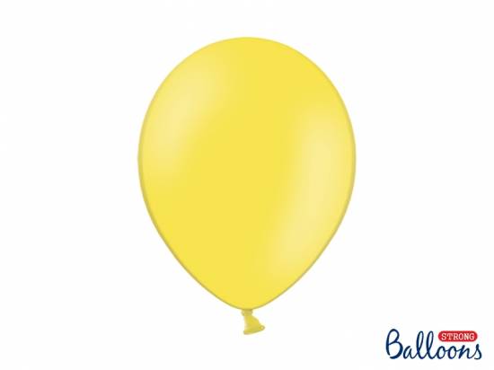 10-pack citrongula ballonger, ca 30 cm