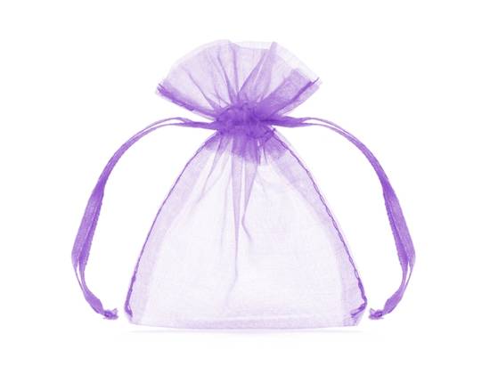 Organzapåsar, Lila, 20 st, ca 10 x 7,5 cm i gruppen Festtillbehör / Askar och påsar / Organzapåsar hos Kransmakaren.se (WRG5-004)