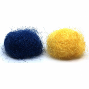 Sisal, Mörkblå och Gul mix 20g