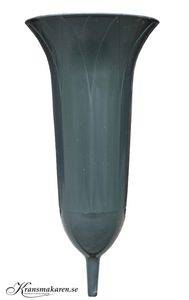 Gravvas, grön. 31 cm hög