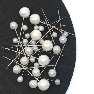 Pärlnål vit mix 30st