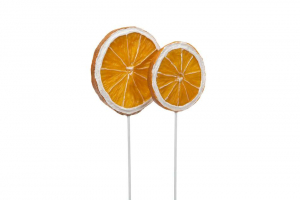 Apelsinskivor 2 st konstgjorda