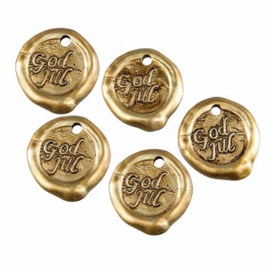 Sigill guldfärgade - God jul. 5 st