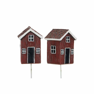 Hus, rött ca 7,5 x 5cm