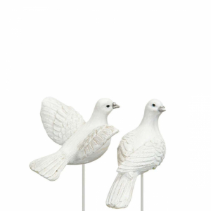 Duvor. Vita 8-9cm (2 olika)