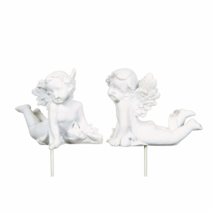 Änglar, liggandes. ca 8 cm, 2 st