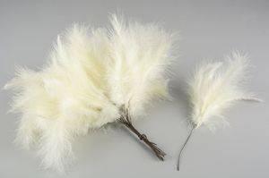 Fjädrar, duniga, Gula. 12 st