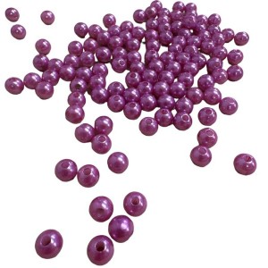 Lila vaxpärlor 8mm, (ca 100st)