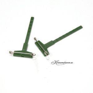 Corsagenålar, gröna. 50 st