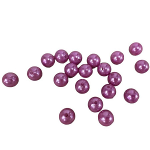 Lila vaxpärlor, 14mm, (ca 20st)